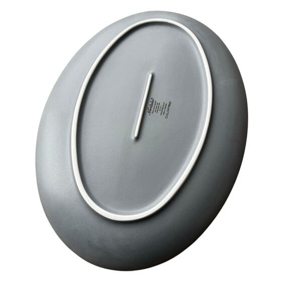 Noritake Color‎ Trio Large Serving Platter Dark Grey/Light Grey/White 16" - Picture 2 of 9